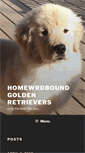 Mobile Screenshot of homewrdboundgoldens.com